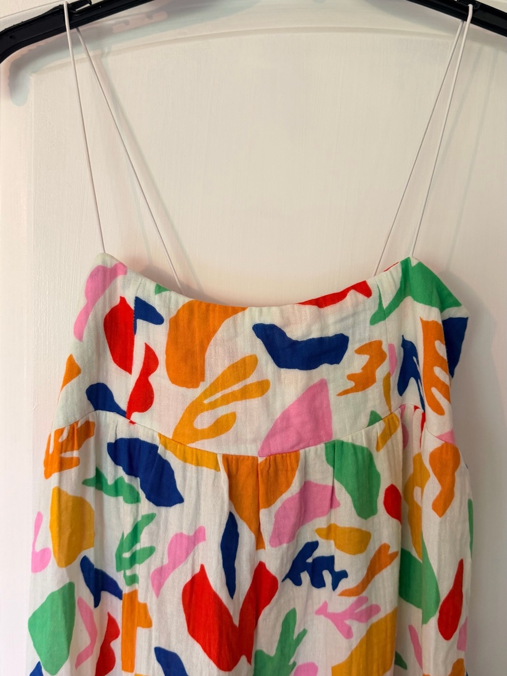 Show Me Your MuMu White Maxi Dress with Multicolor Abstract Print - Picture 4 of 5